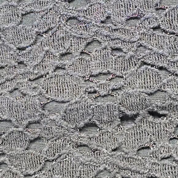 Theory Crochet Skirt Mini Dress Womens Petite Size Small Black Short Sleeve New - Picture 6 of 12